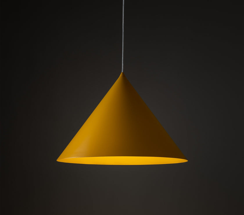 CONO Yellow  Extra Large Modern Minimalist Pendant Light