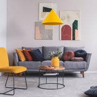CONO Yellow  Extra Large Modern Minimalist Pendant Light