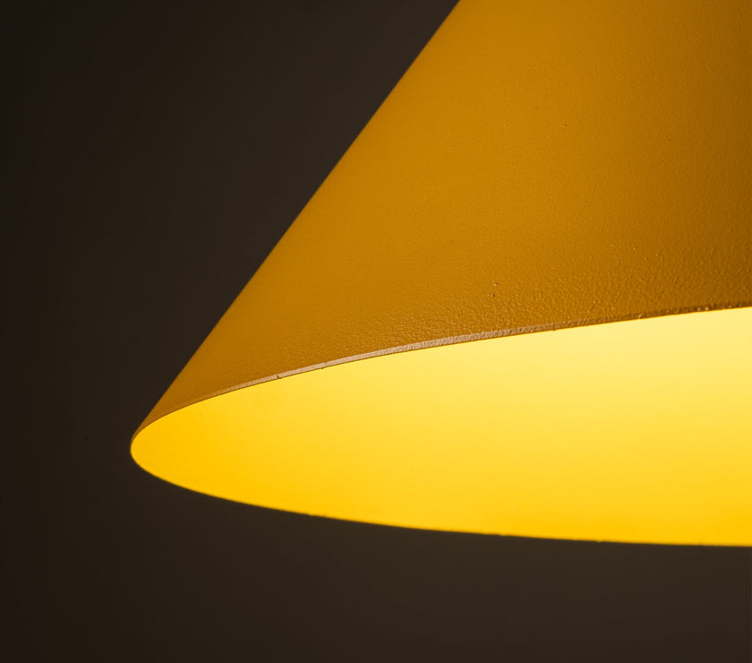 CONO Yellow  Extra Large Modern Minimalist Pendant Light