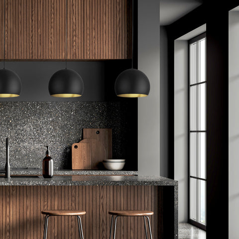 ZOE Black Mid-Century Modern Pendant Light LumoCrafts product_type art-noise.myshopify.com zoe-black-mid-century-modern-pendant-light