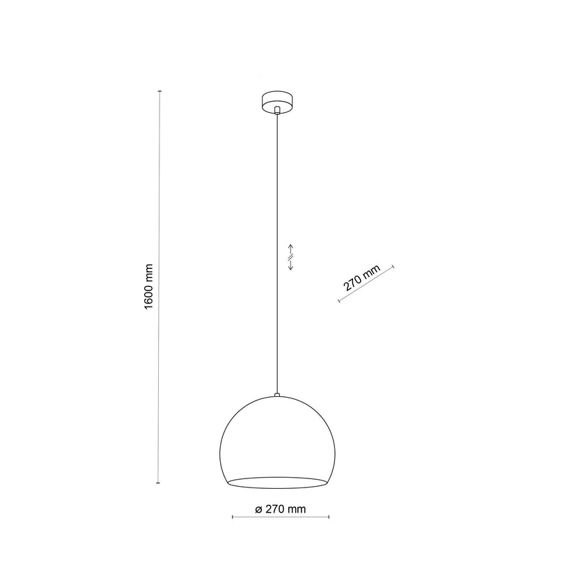 ZOE Beige Mid-Century Modern Pendant Light