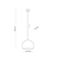 ZOE Beige Mid-Century Modern Pendant Light