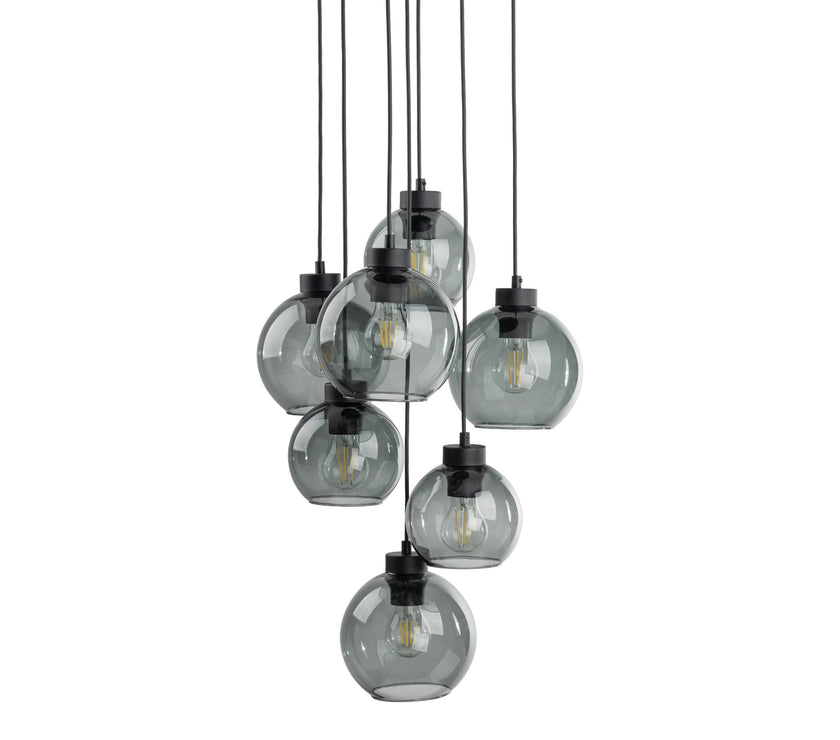 CUBUS Graphite Glass Scandinavian Pendant Light 7