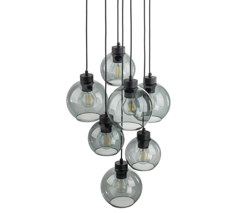 CUBUS Graphite Glass Scandinavian Pendant Light 7