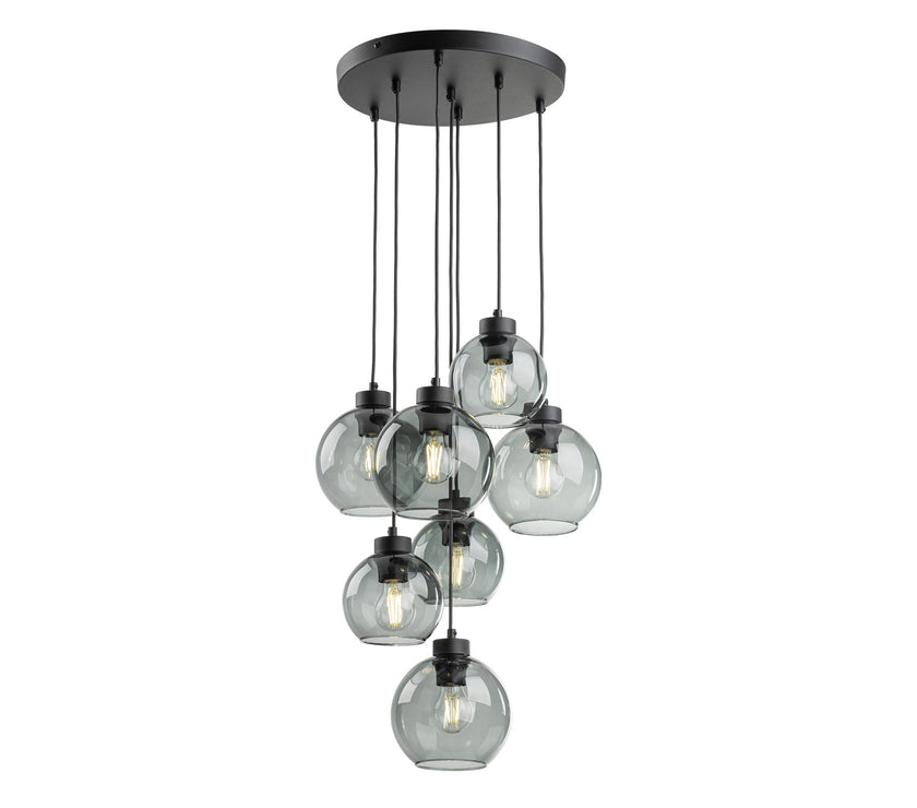 CUBUS Graphite Glass Scandinavian Pendant Light 7