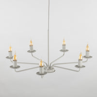 LIMAL White Vintage Candle Pendant Light