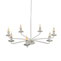 LIMAL White Vintage Candle Pendant Light