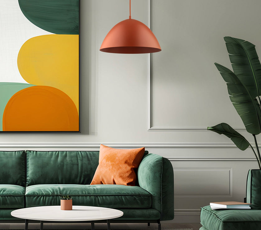 FARO Brick Mid-Century Modern Pendant Light M