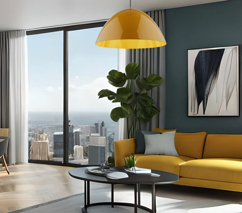FARO Ochre Mid-Century Modern Pendant Light L