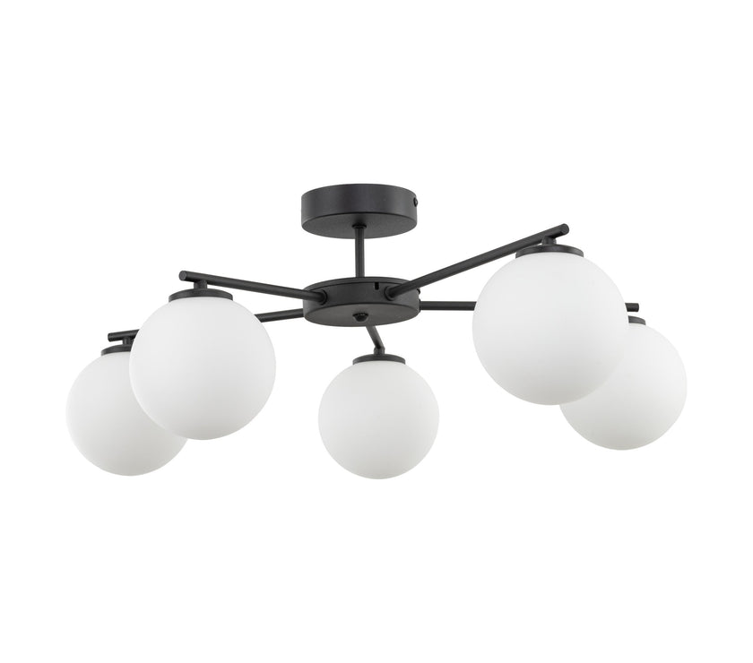 ELTON Black Scandinavian Ceiling Lamp 5
