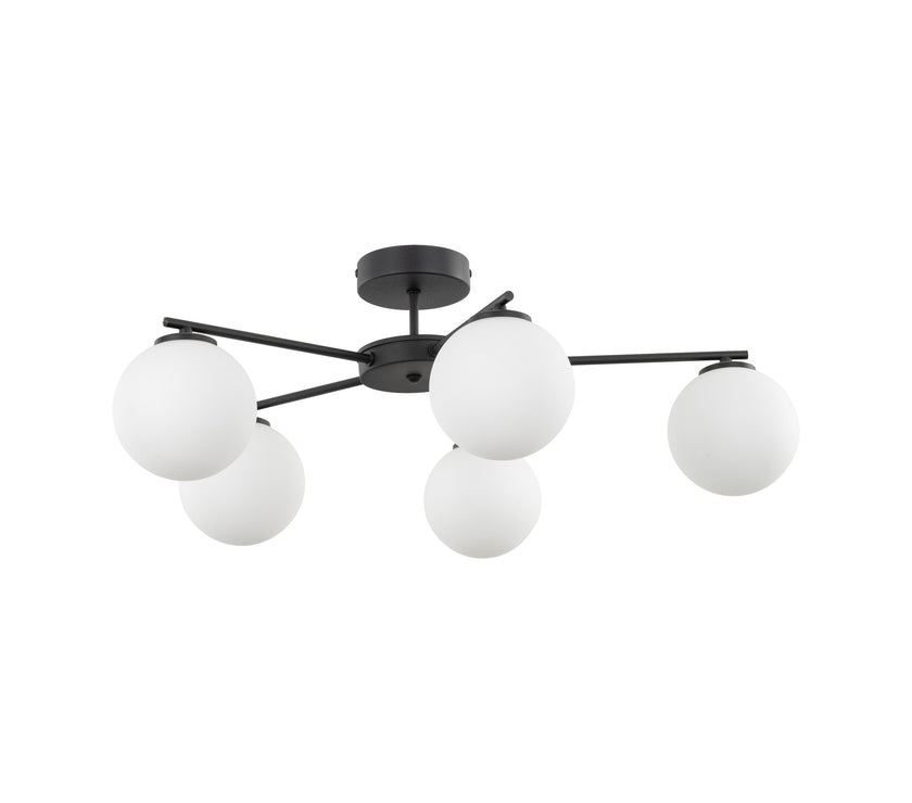 ELTON Black Scandinavian Ceiling Lamp 5