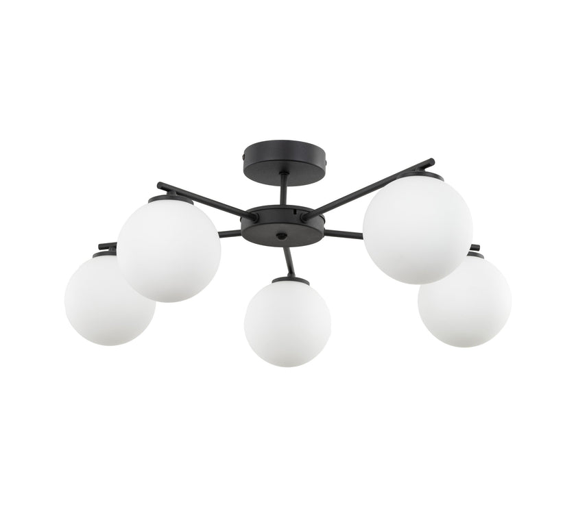 ELTON Black Scandinavian Ceiling Lamp 5