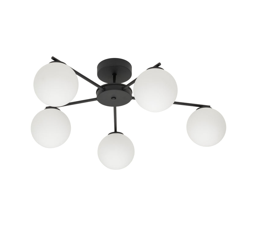 ELTON Black Scandinavian Ceiling Lamp 5