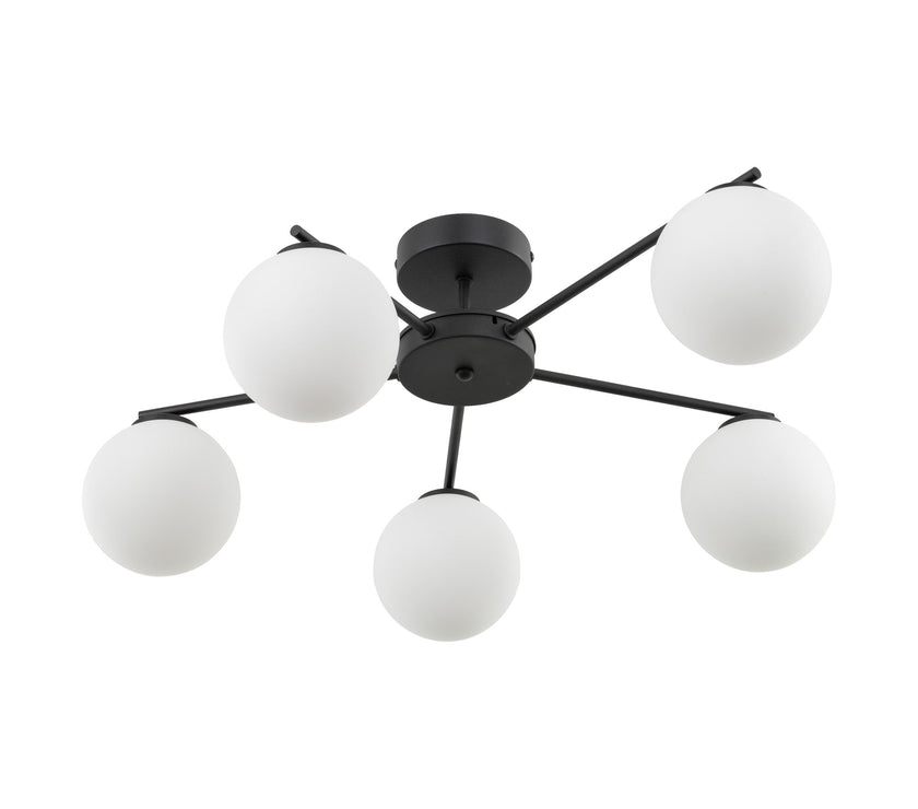 ELTON Black Scandinavian Ceiling Lamp 5