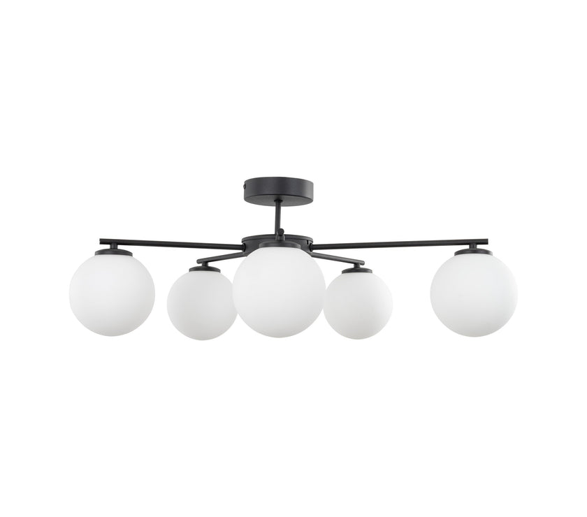 ELTON Black Scandinavian Ceiling Lamp 5
