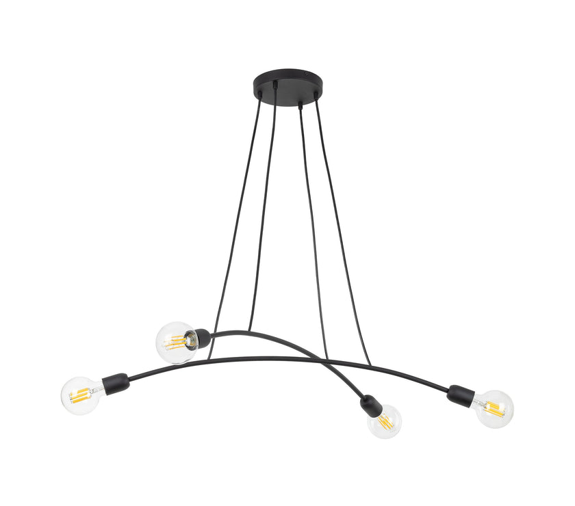 HELIX Black Minimalist Pendant Light 4