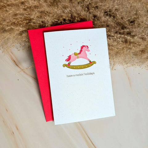  Have a Rockin' Holiday Mini Card Cheeky Peach Designs Cards art-noise.myshopify.com have-a-rockin-holiday-mini-card