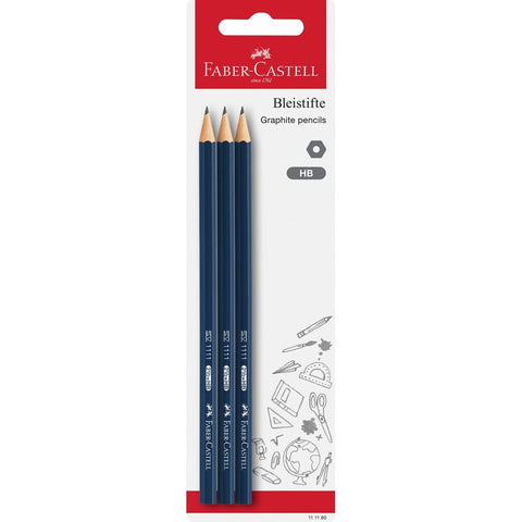 Set of 3 Graphite Pencils