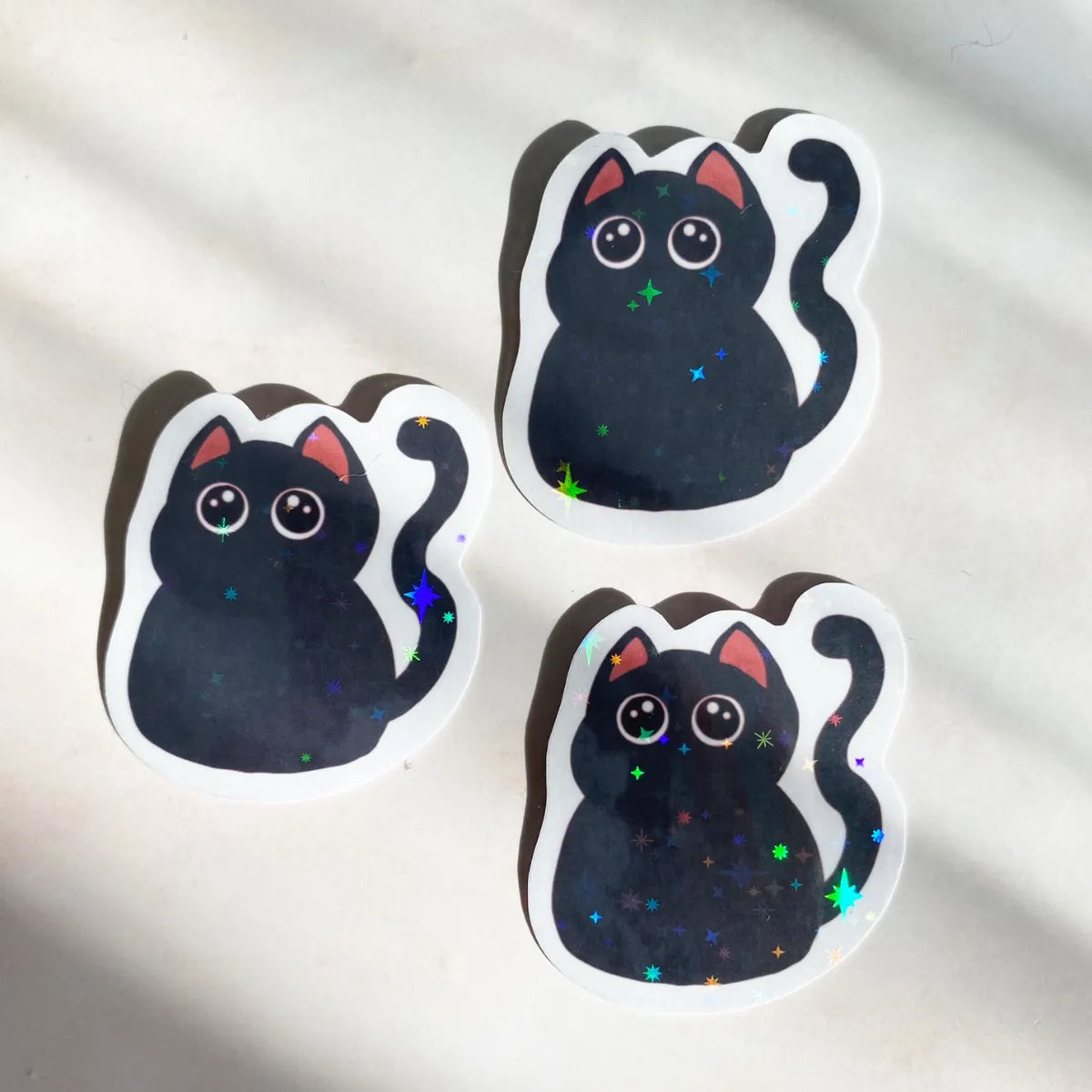  Purfect Black Cat Sticker Cheeky Peach Designs Sticker art-noise.myshopify.com purfect-black-cat-sticker