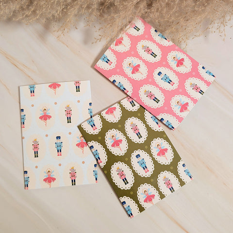 Festive Nutcracker Friends Mini Holiday Card