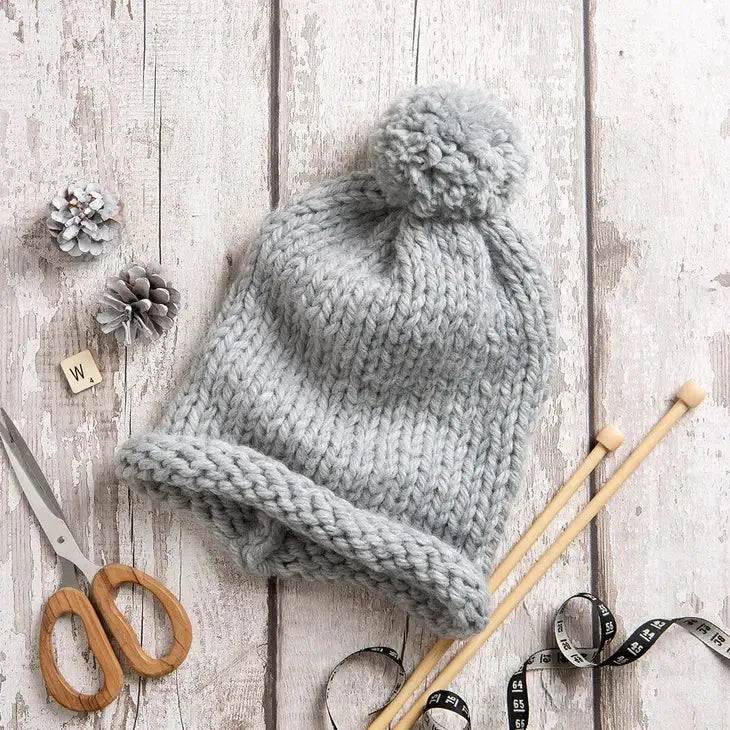 Pom Pom Hat Knitting Kit - Beginners Basics - Art Noise Pom Pom Hat Knitting Kit - Beginners Basics Wool Couture Yarn art-noise.myshopify.com pom-pom-hat-knitting-kit-beginners-basics Pom Pom Hat Knitting Kit - Beginners Basics Wool Couture Yarn art-noise.myshopify.com pom-pom-hat-knitting-kit-beginners-basics