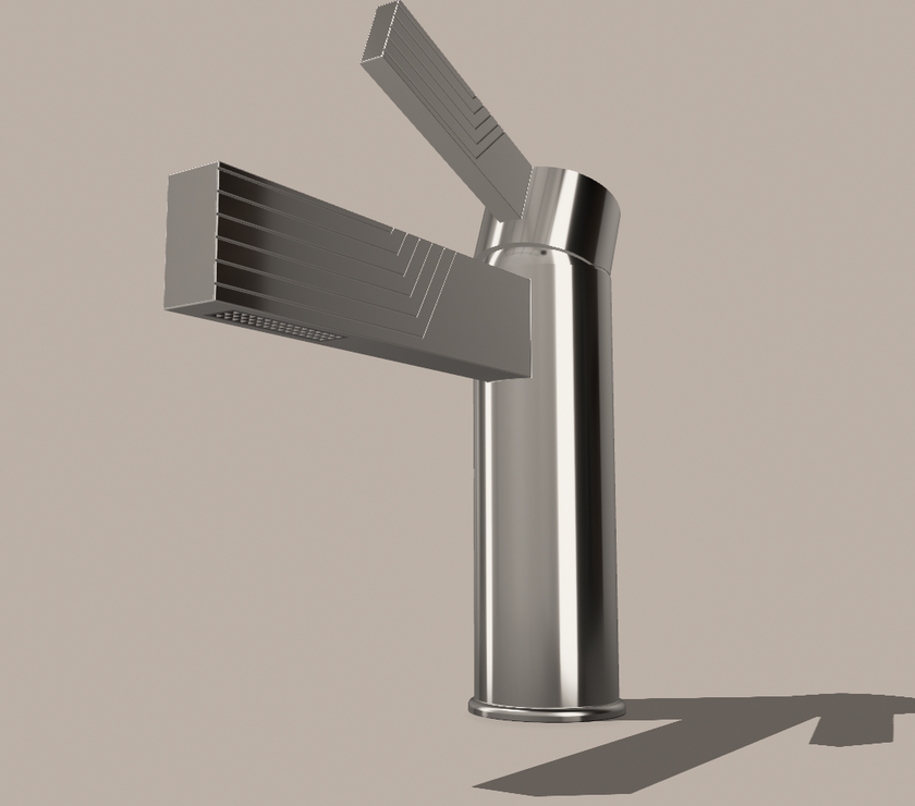 Monolith Brass Bathroom Faucet – Matte Black, Chrome & Brushed Nickel