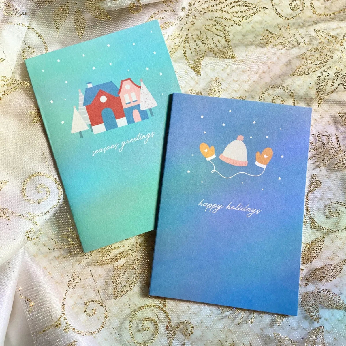  Happy Holidays Mini Greeting Card Cheeky Peach Designs Cards art-noise.myshopify.com happy-holidays-mini-greeting-card