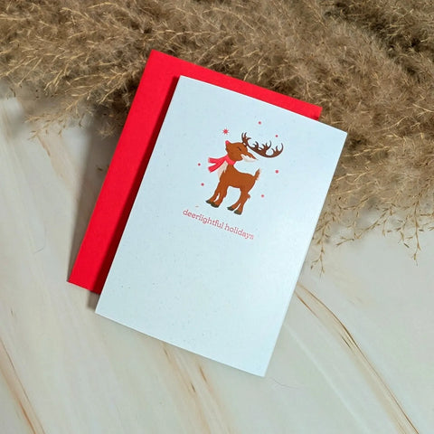  Deerlightful Holidays Mini Reindeer Card Cheeky Peach Designs Cards art-noise.myshopify.com deerlightful-holidays-mini-reindeer-card