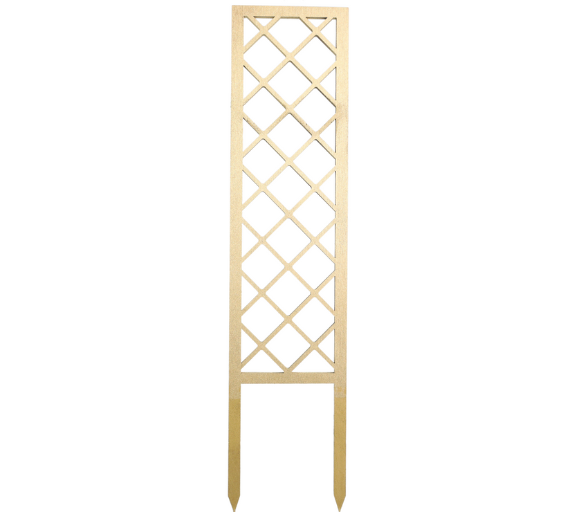 Cross-Hatch Wooden Trellis