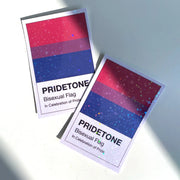  Pridetone Bisexual Flag | Pride Sticker Cheeky Peach Designs Sticker art-noise.myshopify.com pridetone-bisexual-flag-pride-sticker