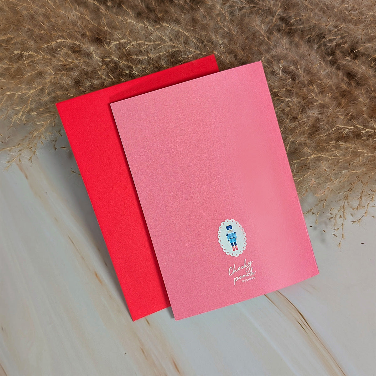 Festive Nutcracker Friends Mini Holiday Card