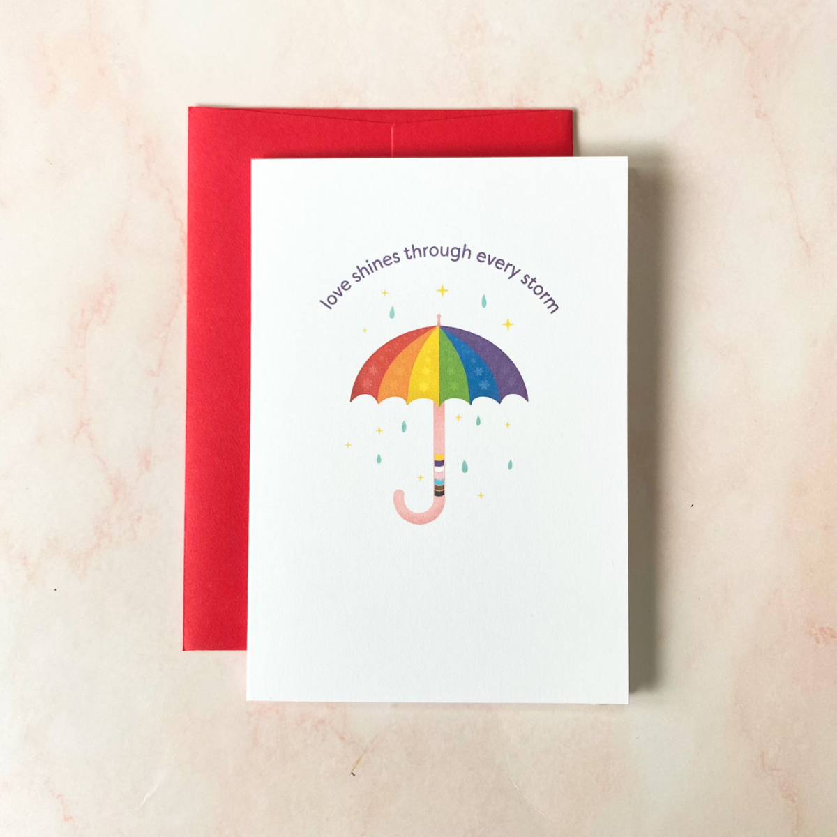 Love Shines | Pride Mini Greeting Card