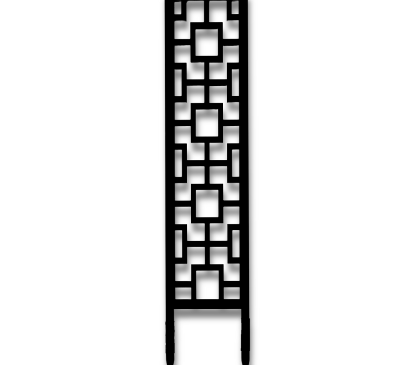 Tropical Squares Wooden Trellis