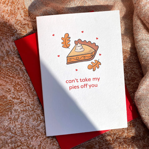  Can't Take My Pies Off You Mini Greeting Card Cheeky Peach Designs Cards art-noise.myshopify.com cant-take-my-pies-off-you-mini-greeting-card