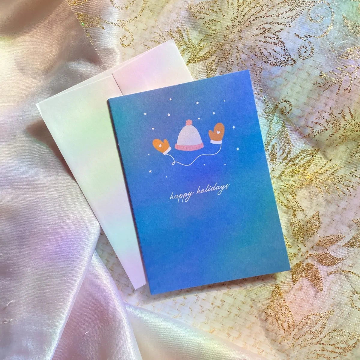  Happy Holidays Mini Greeting Card Cheeky Peach Designs Cards art-noise.myshopify.com happy-holidays-mini-greeting-card