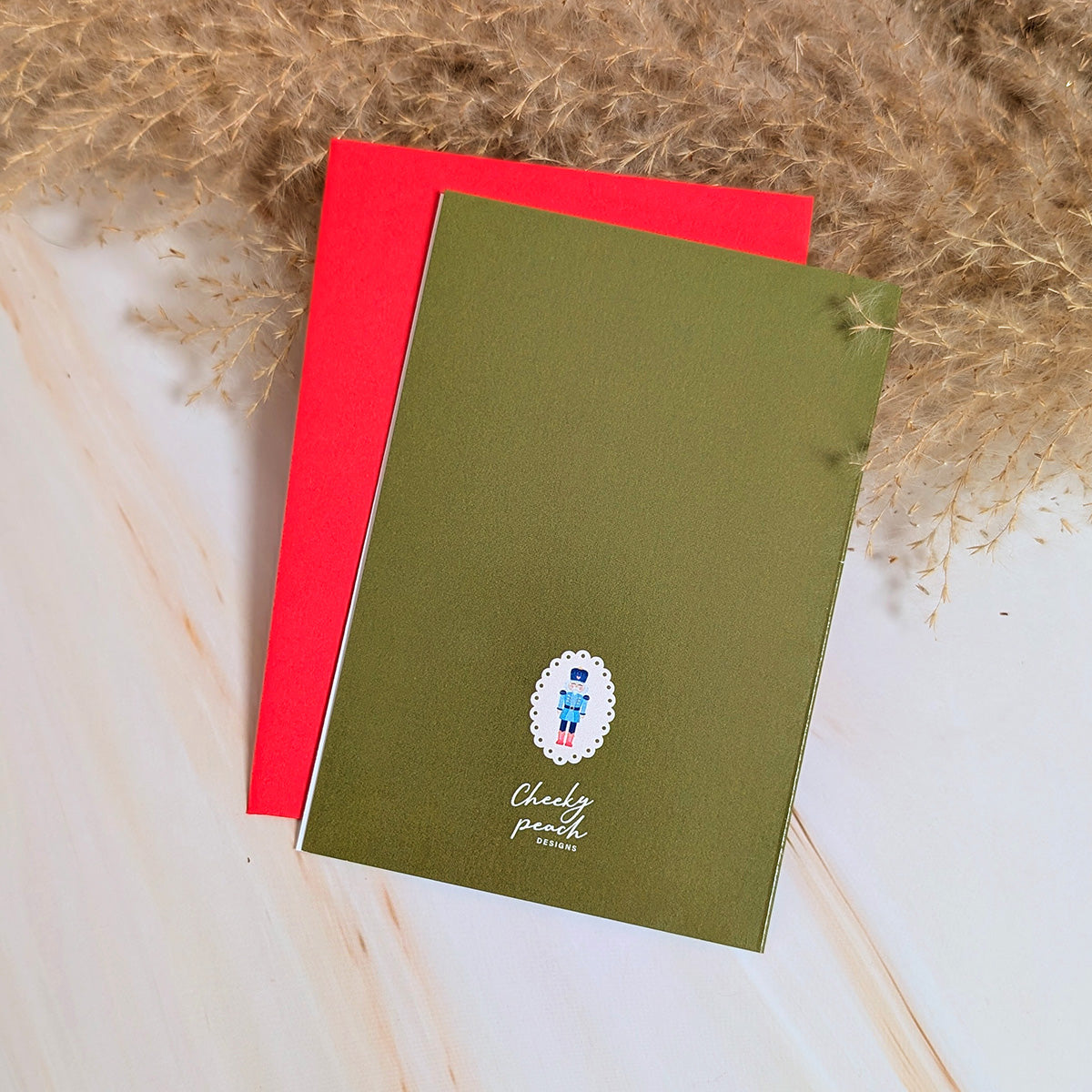 Festive Nutcracker Friends Mini Holiday Card