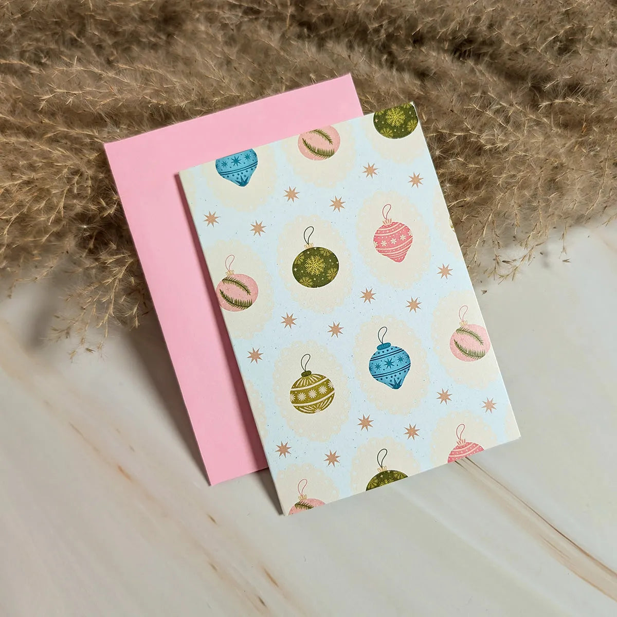  Joyful Ornaments Mini Holiday Card Cheeky Peach Designs Cards art-noise.myshopify.com joyful-ornaments-mini-holiday-card