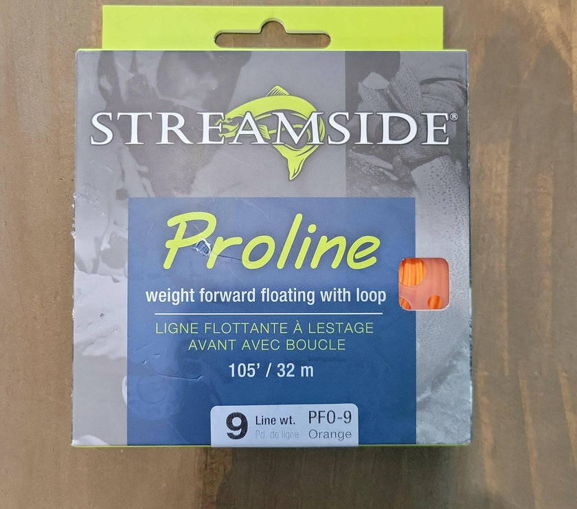 🍁Streamside Proline Weight Forward Floating Fly Line With Loop Orange 9wt 105ft