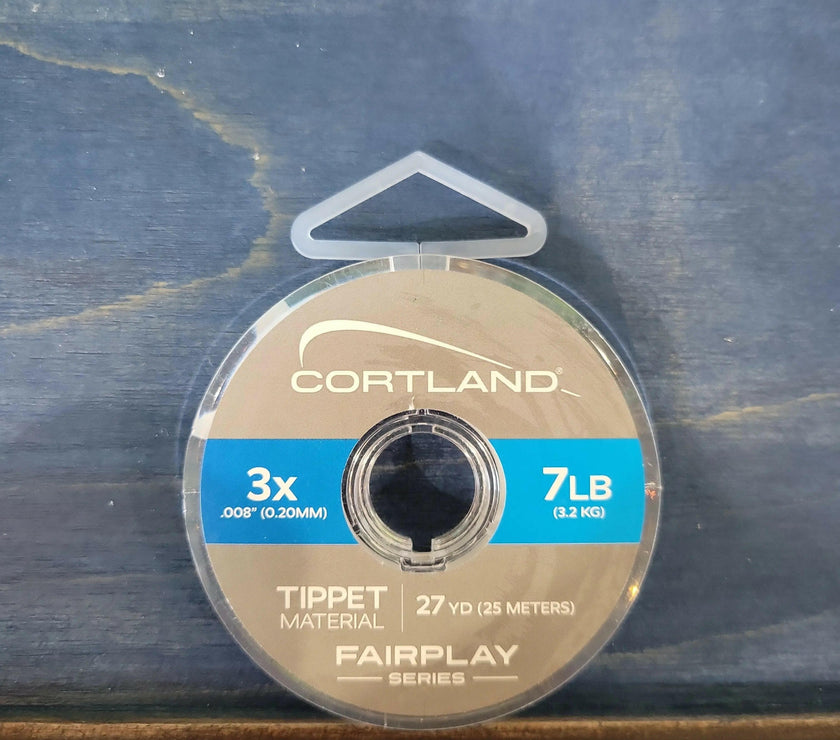 Cortland Fairplay Tippet Material 3x 7lb 27yd