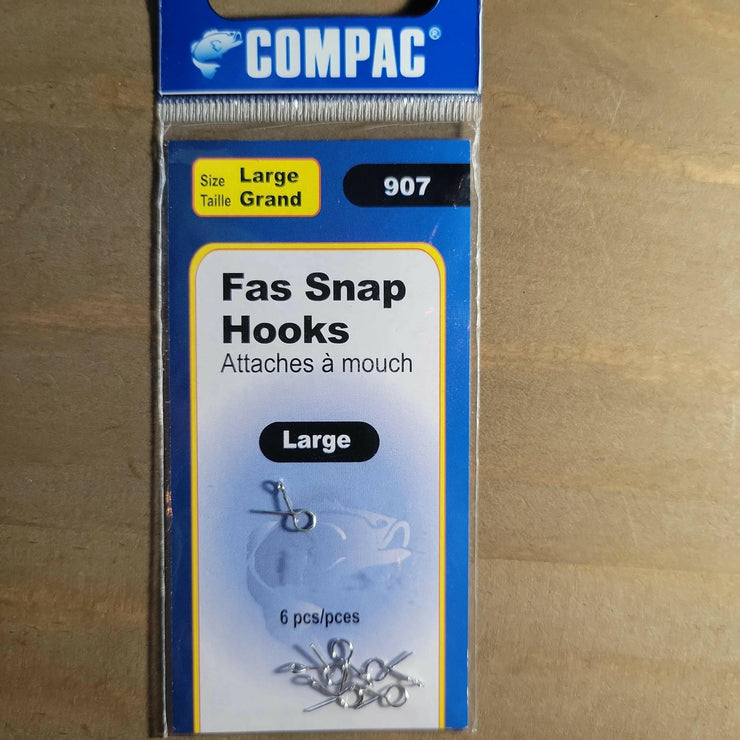 🍁COMPAC Fas Snap Hooks Large 6pack