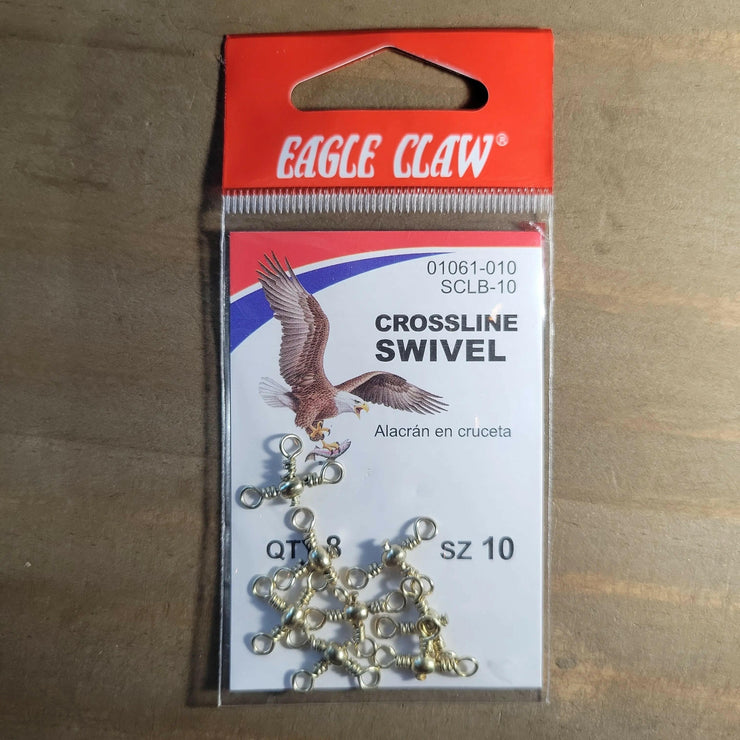 Eagle Claw CrossLine Swivels Size #8 7pk