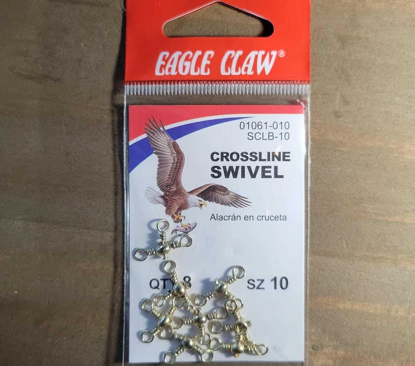 Eagle Claw CrossLine Swivels Size #8 7pk