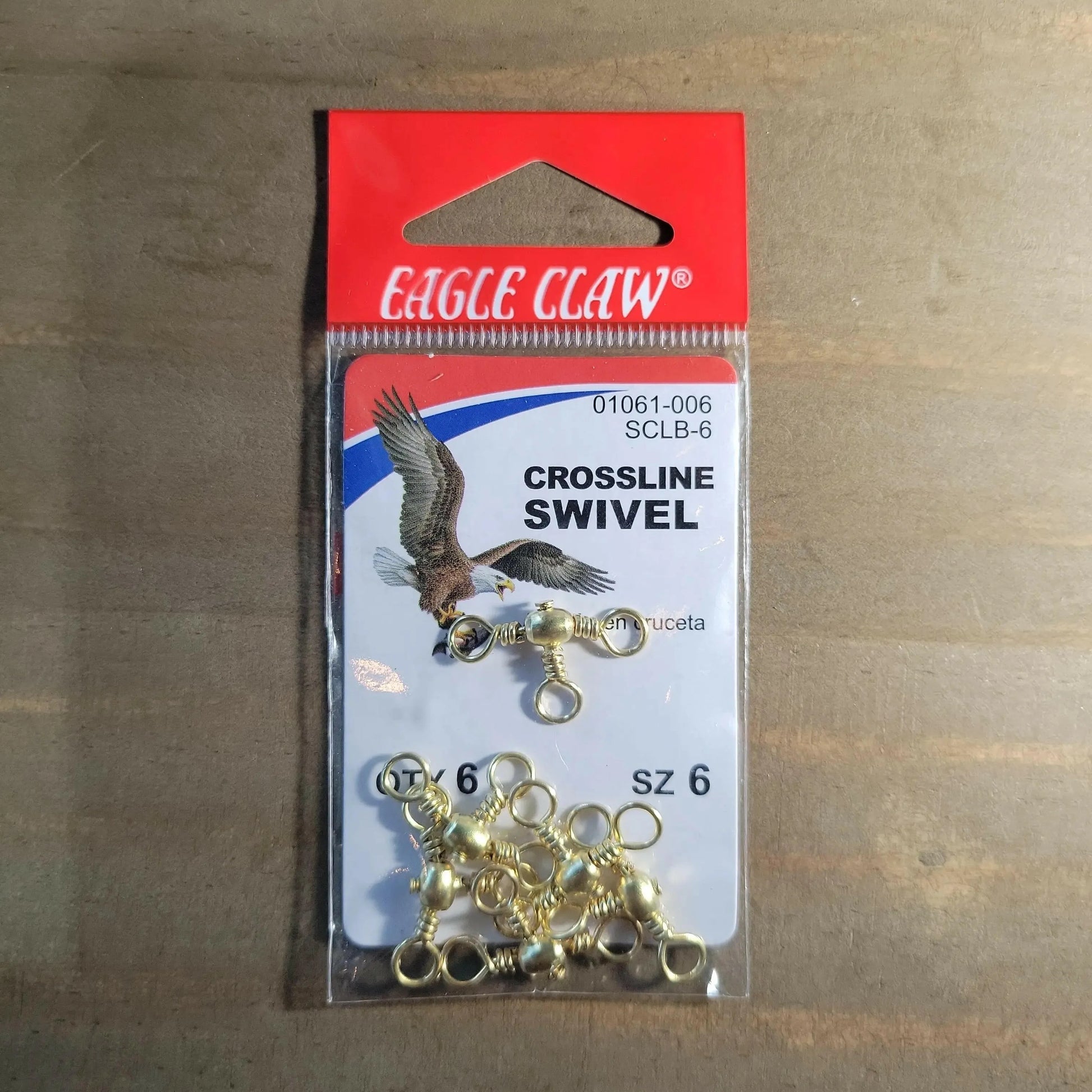 Eagle Claw Crossline Swivels Size #6 6pk Stony Tackle Shack Fishing accesories art-noise.myshopify.com eagle-claw-crossline-swivels-size-6-6pk Eagle Claw Crossline Swivels Size #6 6pk Stony Tackle Shack Fishing accesories art-noise.myshopify.com eagle-claw-crossline-swivels-size-6-6pk