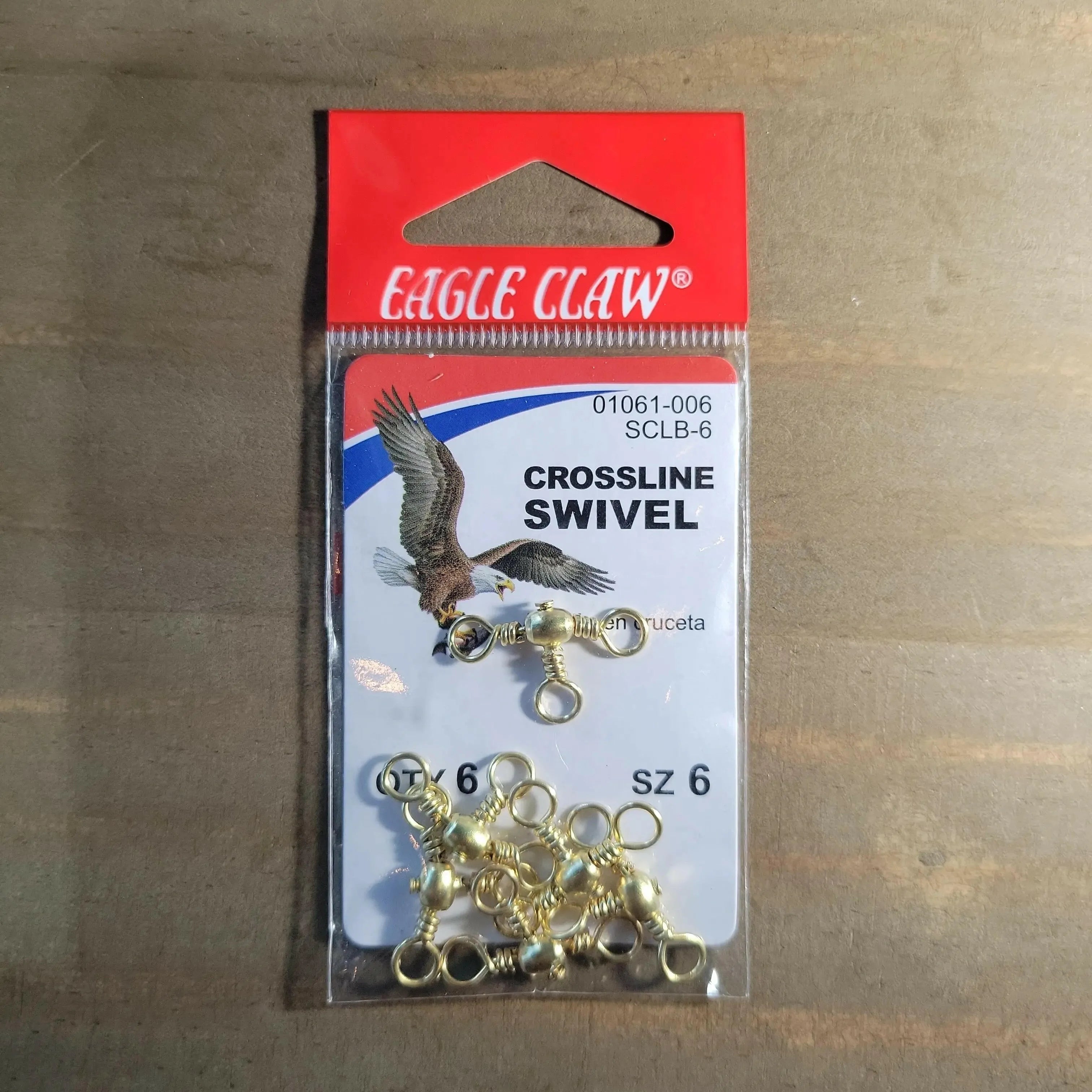 Eagle Claw Crossline Swivels Size #6 6pk Stony Tackle Shack Fishing accesories art-noise.myshopify.com eagle-claw-crossline-swivels-size-6-6pk Eagle Claw Crossline Swivels Size #6 6pk Stony Tackle Shack Fishing accesories art-noise.myshopify.com eagle-claw-crossline-swivels-size-6-6pk