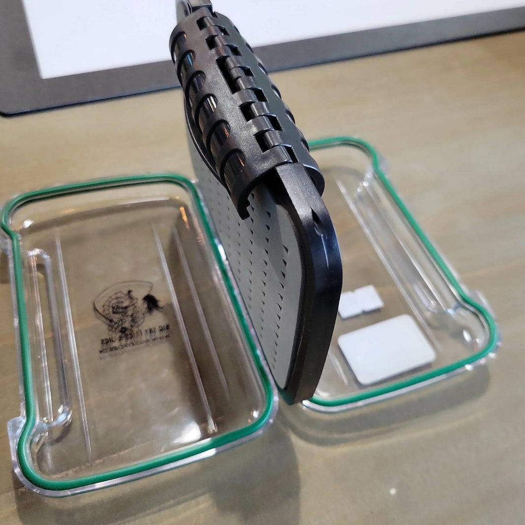 🍁Big Sky Deluxe Med Green Double Sided Jig Case Waterproof