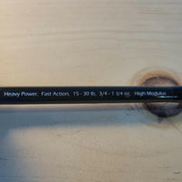 🍁Streamside Predator Rod 2pc Heavy Power Fast Action 15-30lb 5'6"