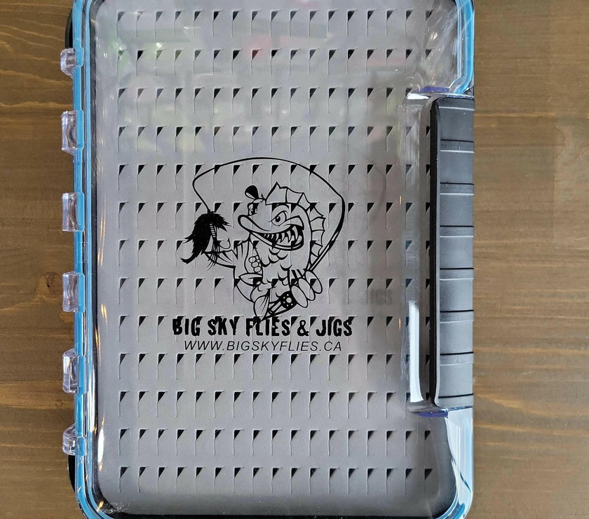 🍁Big Sky Deluxe LRG Double Sided Blue Jig Case Waterproof