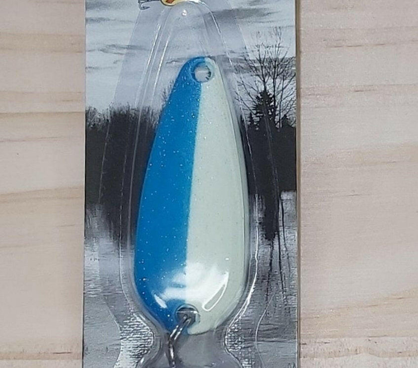 🍁Len Thompson Glowing White & Blue Spoons