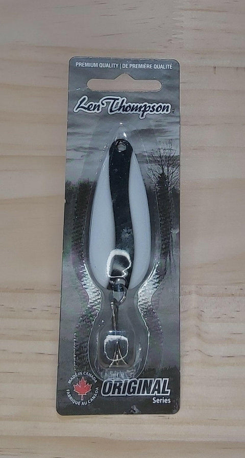 🍁Len Thompson Black & White Spoons Stony Tackle Shack Fishing Hooks art-noise.myshopify.com len-thompson-black-white-spoons-1
