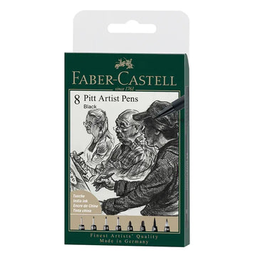 Faber-Castell - PITT Artist Pen - Black Wallet of 8 - Art Noise Faber-Castell - PITT Artist Pen - Black Wallet of 8 Faber-Castell Markers art-noise.myshopify.com faber-castell-pitt-artist-pen-black-wallet-of-8 Faber-Castell - PITT Artist Pen - Black Wallet of 8 Faber-Castell Markers art-noise.myshopify.com faber-castell-pitt-artist-pen-black-wallet-of-8